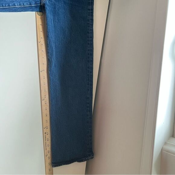 Levi’s Ribcage Straight Jeans Blue Denim Size 26 Classic - Picture 11 of 12